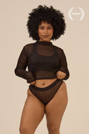 calcinha absorvente - tule