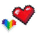 PlusPlus PBN 250pcs Coração