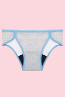 calcinha absorvente - mescla blue moon grls