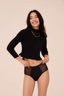 kit hot pant - fluxo intenso - 3 unidades