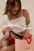 calcinha shorts absorvente - sonho