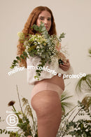 calcinha absorvente sem costura - skin