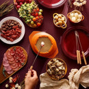 PRÉ-VENDA: Fondue Gourmand Ferro Fundido Laranja Le Creuset