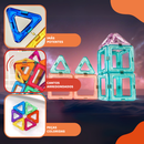 MagForma Blocos Magnéticos Vazados 20 peças