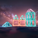 MagForma Blocos Magnéticos Vazados 20 peças