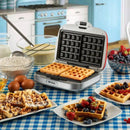 Máquina de Waffle Retrô Party Time 127V 700W Vermelho Ariete