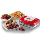 Máquina de Waffle Retrô Party Time 220V 700W Vermelho Ariete