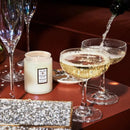 Mini Vela Voluspa Pote de Vidro Sparkling Cuvee 50 Horas
