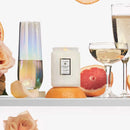 Mini Vela Voluspa Pote de Vidro Sparkling Cuvee 50 Horas