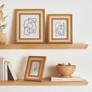 Porta-Retrato em MDF com Rattan 10x15cm Mart