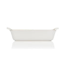 Travessa Retangular Cerâmica Heritage Branco 26cm Le Creuset