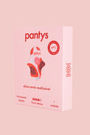 absorvente reutilizável de tecido - fluxo intenso - papaya