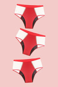 kit hot pant - fluxo intenso - 3 unidades